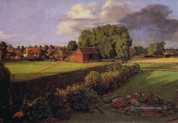 John Constable Werke - Golding Constables Flower Garden John Constable romantische